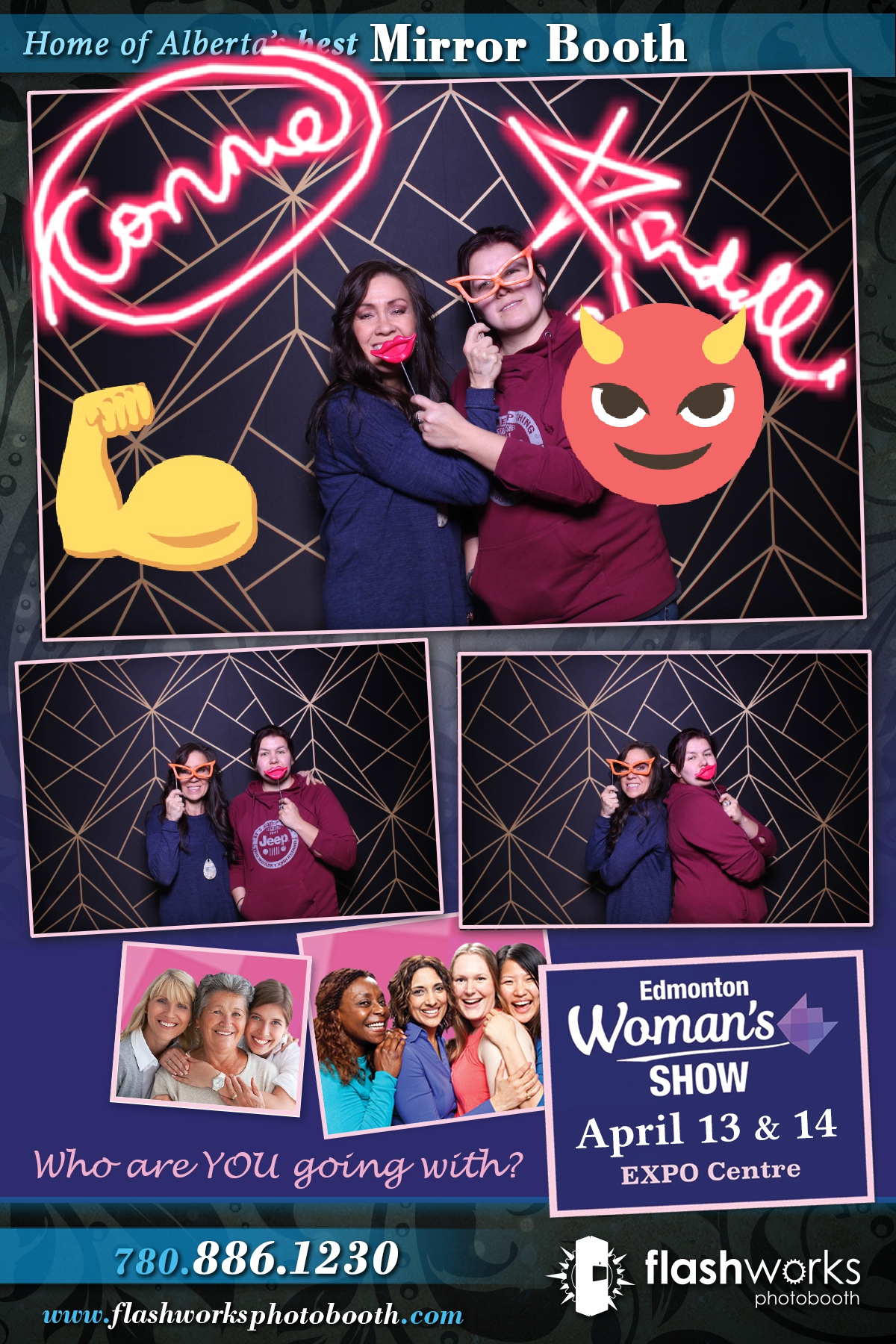 Spring Edmonton Woman's Show 2019 | View more photos from the event at gallery.flashworksphotobooth.com/u/FlashworksPhotoboothInc/Spring-Edmonton-Womans-Show-2019